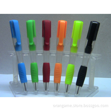 Colorful 2 in 1 Plastic Pen Memory USB Flash Drive